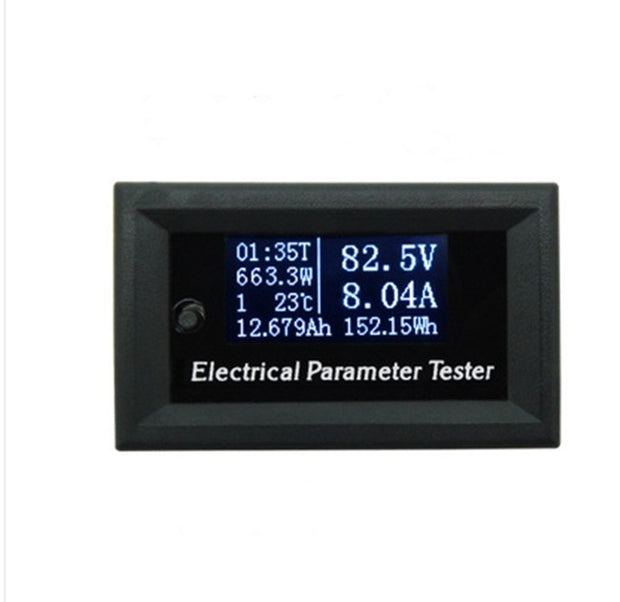 Multifunctional OLED Voltage And Current Meter Temperature Timer 100V 10A