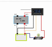 Multifunctional OLED Voltage And Current Meter Temperature Timer 100V 10A