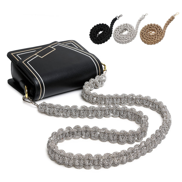 Luggage Accessories With Crystal Diamond Shoulder Strap