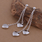 Jewelry Plated 925 Sterling Silver Earrings