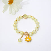 Crystal String Beads Bracelet SUNFLOWER Ins Bracelet