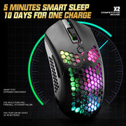 Free Wolf X2 wireless mouse RGB dual-mode game mouse