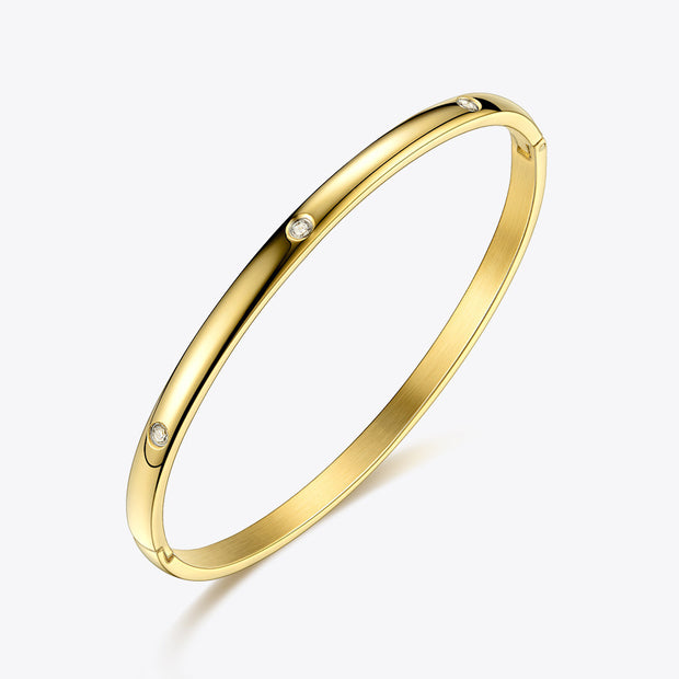 Enfashion Bracelet Bangle Women Jewelry Gold-Color