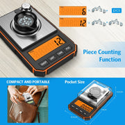 0.001g Electronic Digital Scale Portable Mini Scale Precisio