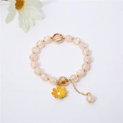 Crystal String Beads Bracelet SUNFLOWER Ins Bracelet