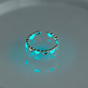 Luminous Heart Ring Glow-in-the-dark Adjustable Love Rings