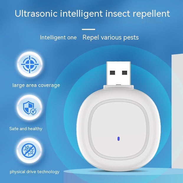 Ultrasonic Mosquito Repellent Electronic Portable Mini USB Direct Plug-in