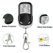 443 Metal Four-key Garage Door Rolling Code Copy Remote Control Cross-border Access Control Clone Copy