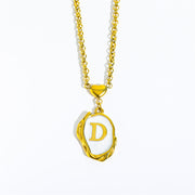 English Letters 26 Capital Initials Pendant Necklace