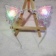 Glowing Hair Accessories Flashing Lights Cat Ears Headband