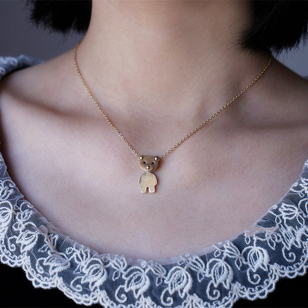 Fashionable Simple Frosty Wind Pendant Clavicle Chain Necklace