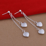 Jewelry Plated 925 Sterling Silver Earrings