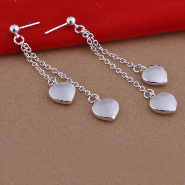 Jewelry Plated 925 Sterling Silver Earrings