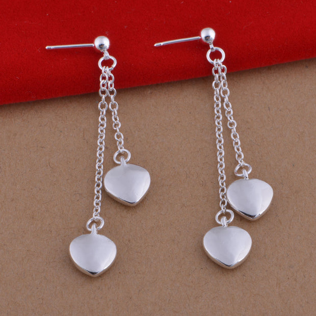 Jewelry Plated 925 Sterling Silver Earrings